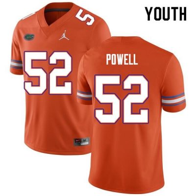 Youth Florida Gators #52 Antwuan Powell NCAA Nike Orange Authentic Stitched College Football Jersey YER6162EX